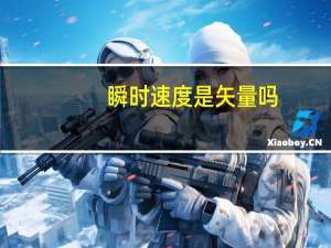 瞬时速度是矢量吗（瞬时速度）