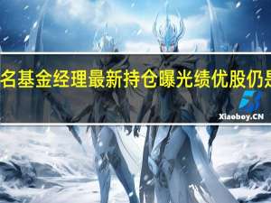 知名基金经理最新持仓曝光 绩优股仍是心头好