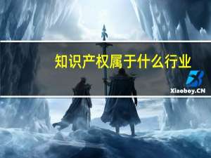 知识产权属于什么行业