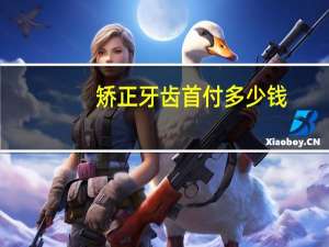 矫正牙齿首付多少钱，奥迪a3l首付4w月供多少