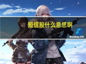 短信股什么意思啊