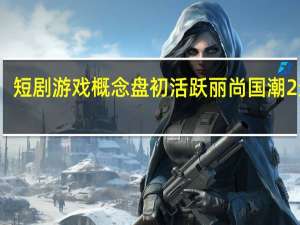 短剧游戏概念盘初活跃 丽尚国潮2连板