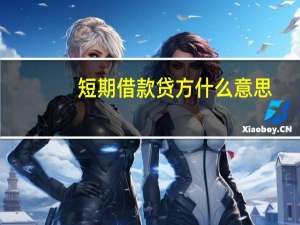 短期借款贷方什么意思