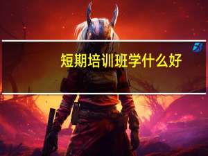 短期培训班学什么好