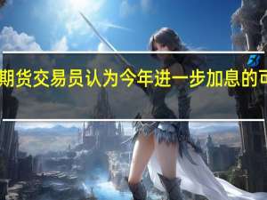 短期美国利率期货交易员认为今年进一步加息的可能性下降到不到20%