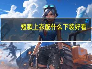 短款上衣配什么下装好看