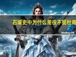 石壕吏中为什么差役不捉杜甫