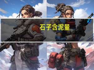 石子含泥量