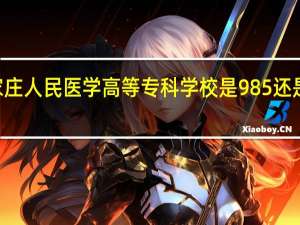 石家庄人民医学高等专科学校是985还是211大学