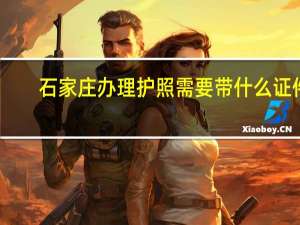 石家庄办理护照需要带什么证件