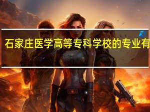 石家庄医学高等专科学校的专业有哪些