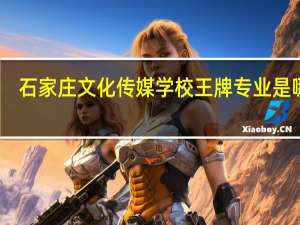 石家庄文化传媒学校王牌专业是哪个