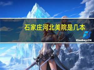 石家庄河北美院是几本