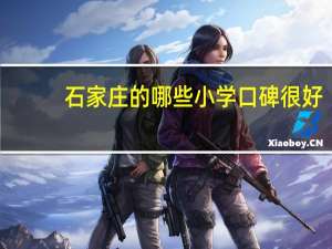 石家庄的哪些小学口碑很好