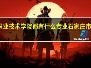 石家庄职业技术学院都有什么专业 石家庄市职业财会学校