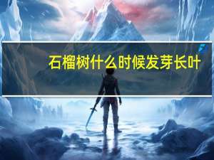 石榴树什么时候发芽长叶