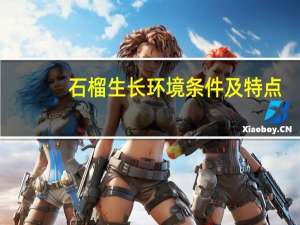 石榴生长环境条件及特点