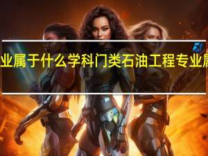 石油工程专业属于什么学科门类 石油工程专业属于哪些学科门类