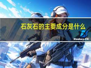 石灰石的主要成分是什么_