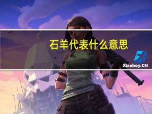 石羊代表什么意思