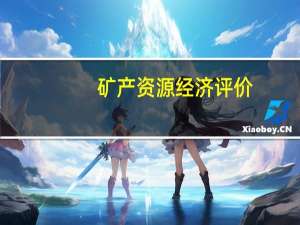 矿产资源经济评价