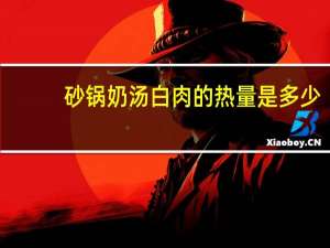 砂锅奶汤白肉的热量是多少？