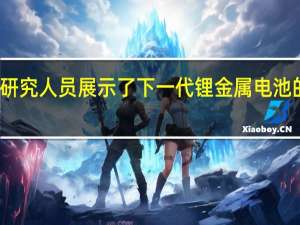 研究人员展示了下一代锂金属电池的进展