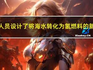 研究人员设计了将海水转化为氢燃料的新系统