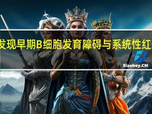 研究发现早期 B 细胞发育障碍与系统性红斑狼疮相关
