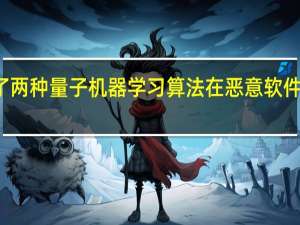 研究测试了两种量子机器学习算法在恶意软件分类方面的潜力