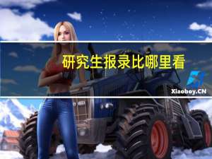 研究生报录比哪里看