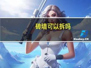 砖墙可以拆吗