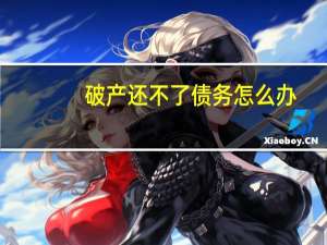 破产还不了债务怎么办