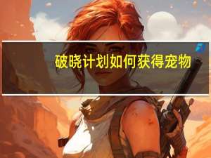 破晓计划如何获得宠物