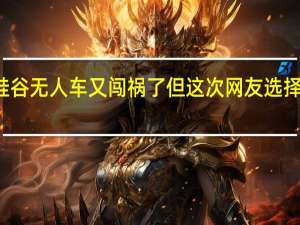 硅谷无人车又闯祸了 但这次网友选择原谅它