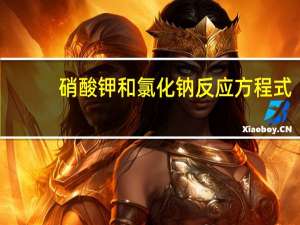 硝酸钾和氯化钠反应方程式（硝酸钾和氯化钠）