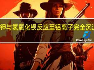 硫酸铝钾与氢氧化钡反应至铝离子完全沉淀离子方程式