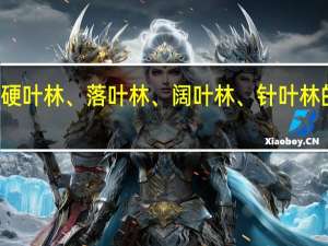 硬叶林、落叶林、阔叶林、针叶林的区别