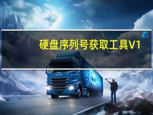 硬盘序列号获取工具 V1.0 绿色免费版（硬盘序列号获取工具 V1.0 绿色免费版功能简介）