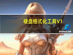 硬盘格式化工具 V1.0 免费版（硬盘格式化工具 V1.0 免费版功能简介）