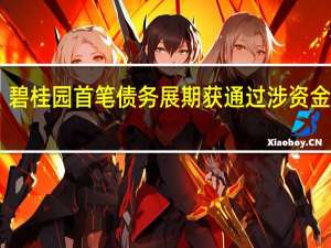 碧桂园首笔债务展期获通过 涉资金39亿