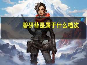 碧研菲是属于什么档次