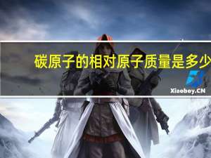 碳原子的相对原子质量是多少