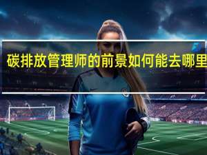 碳排放管理师的前景如何 能去哪里就业