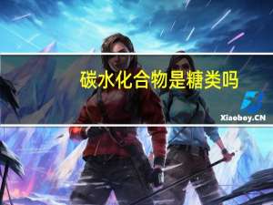 碳水化合物是糖类吗