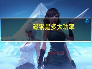 磁钢是多大功率