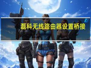 磊科无线路由器设置桥接（磊科无线路由器设置）
