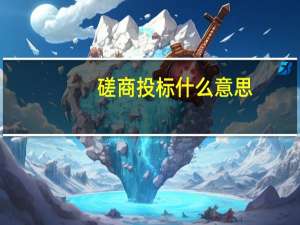 磋商投标什么意思（磋商性招标是什么意思）