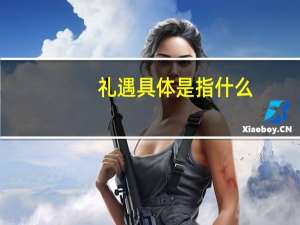 礼遇具体是指什么