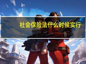 社会保险法什么时候实行（社会保险法什么时间实施）